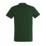 T-shirt unisexo básica algodão semi-penteado 190 g/m2 SOL'S Imperial cor verde-escuro vista traseira
