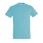 T-shirt unisexo básica algodão semi-penteado 190 g/m2 SOL'S Imperial cor azul-claro