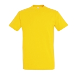 T-shirt unisexo básica algodão semi-penteado 190 g/m2 SOL'S Imperial cor amarelo-escuro