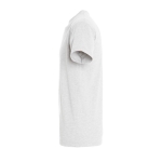 T-shirt unisexo básica algodão semi-penteado 190 g/m2 SOL'S Imperial cor cinzento-claro mesclado vista lateral
