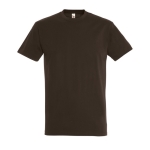 T-shirt unisexo básica algodão semi-penteado 190 g/m2 SOL'S Imperial cor castanho escuro nona vista