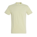 T-shirt unisexo básica algodão semi-penteado 190 g/m2 SOL'S Imperial cor amarelo-claro oitava vista