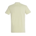 T-shirt unisexo básica algodão semi-penteado 190 g/m2 SOL'S Imperial cor amarelo-claro vista traseira