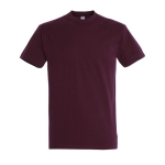 T-shirt unisexo básica algodão semi-penteado 190 g/m2 SOL'S Imperial cor grená oitava vista