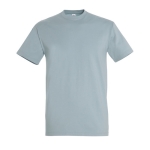 T-shirt unisexo básica algodão semi-penteado 190 g/m2 SOL'S Imperial cor azul acinzentado terceira vista