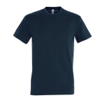 T-shirt unisexo básica algodão semi-penteado 190 g/m2 SOL'S Imperial cor azul petróleo terceira vista