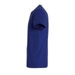 T-shirt unisexo básica algodão semi-penteado 190 g/m2 SOL'S Imperial cor azul ultramarino vista lateral