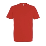 T-shirt unisexo básica algodão semi-penteado 190 g/m2 SOL'S Imperial cor vermelho dessaturado décima vista