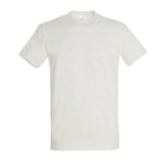 T-shirt unisexo básica algodão semi-penteado 190 g/m2 SOL'S Imperial cor branco-sujo sétima vista
