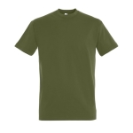 T-shirt unisexo básica algodão semi-penteado 190 g/m2 SOL'S Imperial cor verde oliva