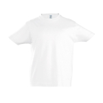 T-shirt infantil em algodão semi-penteado 190 g/m2 SOL'S Imperial cor marfim terceira vista