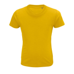 T-shirt para criança em algodão orgânico suave 150 g/m2 SOL'S Crusader cor dourado