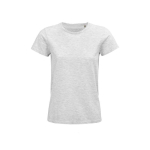 T-shirt eco para mulher em algodão orgânico 175 g/m2 SOL'S Pioneer cor branco-sujo