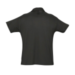 Polos personalizados, algodão, várias cores 170 g/m2 SOL'S Planet Men cor preto vista traseira