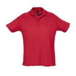 Polos personalizados, algodão, várias cores 170 g/m2 SOL'S Planet Men cor vermelho quinta vista