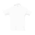 Polos personalizados, algodão, várias cores 170 g/m2 SOL'S Planet Men cor branco vista traseira