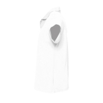 Polos personalizados, algodão, várias cores 170 g/m2 SOL'S Planet Men cor branco vista lateral