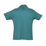 Polos personalizados, algodão, várias cores 170 g/m2 SOL'S Planet Men cor turquesa vista traseira