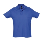 Polos personalizados, algodão, várias cores 170 g/m2 SOL'S Planet Men cor azul real terceira vista