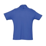 Polos personalizados, algodão, várias cores 170 g/m2 SOL'S Planet Men cor azul real vista traseira
