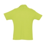 Polos personalizados, algodão, várias cores 170 g/m2 SOL'S Planet Men cor verde-claro vista traseira