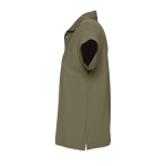 Polos personalizados, algodão, várias cores 170 g/m2 SOL'S Planet Men cor verde militar vista lateral