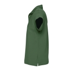 Polos personalizados, algodão, várias cores 170 g/m2 SOL'S Planet Men cor verde-escuro vista lateral