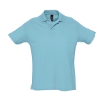 Polos personalizados, algodão, várias cores 170 g/m2 SOL'S Planet Men cor azul-claro