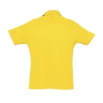 Polos personalizados, algodão, várias cores 170 g/m2 SOL'S Planet Men cor amarelo-escuro vista traseira