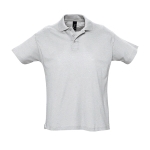 Polos personalizados, algodão, várias cores 170 g/m2 SOL'S Planet Men cor cinzento-claro mesclado