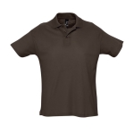 Polos personalizados, algodão, várias cores 170 g/m2 SOL'S Planet Men cor castanho escuro nona vista