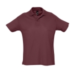 Polos personalizados, algodão, várias cores 170 g/m2 SOL'S Planet Men cor grená oitava vista