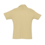 Polos personalizados, algodão, várias cores 170 g/m2 SOL'S Planet Men cor castanho-claro vista traseira