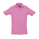 Polos personalizados de algodão ringspun 210 g/m2 SOL'S Spring cor cor-de-rosa