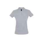 Polos personalizados algodão ringspun 180 g/m2 SOL'S Perfect Women cor cinzento-claro