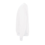 Sweatshirt de poliester e algodão de tacto suave 260 g/m2 SOL'S Spider cor branco vista lateral