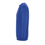 Sweatshirt personalizada, algodão, poliester 280 g/m2 SOL'S New Supreme cor azul real vista lateral