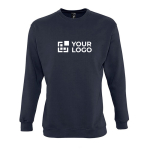 Sweatshirt personalizada, algodão, poliester 280 g/m2 SOL'S New Supreme cor azul-escuro vista principal
