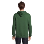 Sweatshirts em algodão e poliester com capuz 280 g/m2 SOL'S Snake cor verde-escuro terceira vista fotografia
