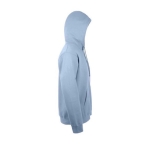 Sweatshirts em algodão e poliester com capuz 280 g/m2 SOL'S Snake cor azul pastel vista principal
