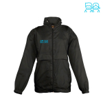 Casacos corta-vento infantis impermeáveis 210 g/m2 SOL'S Surf cor preto vista principal