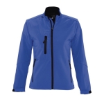 Casacos softshell para mulher em poliester 340 g/m2 SOL'S Roxy cor azul real terceira vista