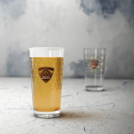 Copo personalizado de vidro de 370ml para todas as bebidas Freshly cor transparente