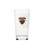 Copo personalizado de vidro de 370ml para todas as bebidas Freshly cor transparente
