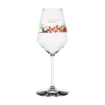 Taças de vinho personalizadas elegantes de cristal com 370ml cor transparente