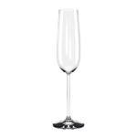 Taça de champanhe personalizada de cristal com 220ml Prestige cor transparente