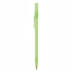 Canetas baratas de design clássico tinta azul BIC® Round Stic® Clear cor verde