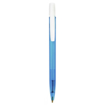 Caneta BIC® Media Clic Clear | Tinta azul cor azul