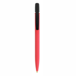 Canetas ecológicas com logótipo tinta azul BIC® Media Clic BIO cor vermelho