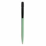 Canetas ecológicas com logótipo tinta azul BIC® Media Clic BIO cor verde